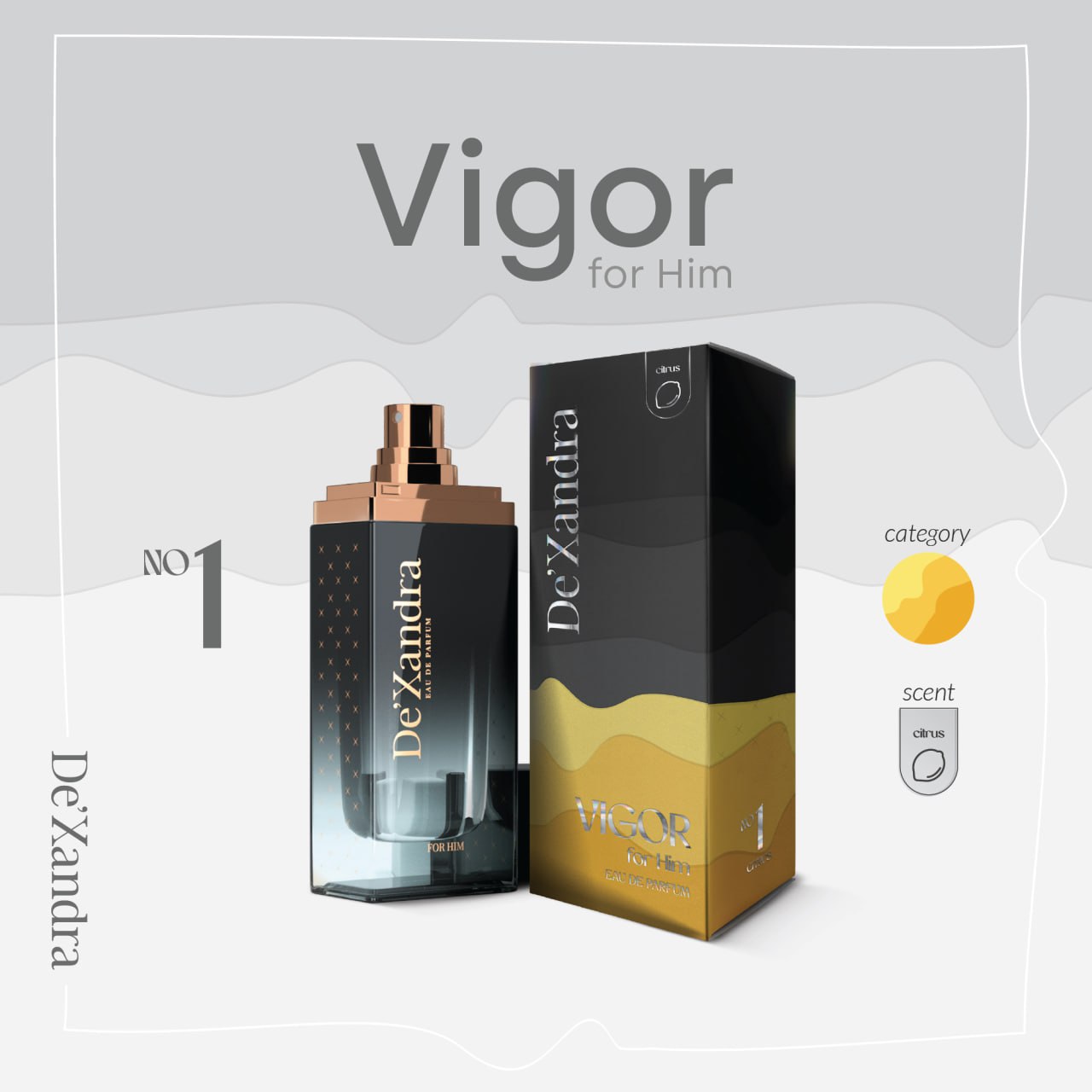 1) VIGOR BY DE’XANDRA 35ML