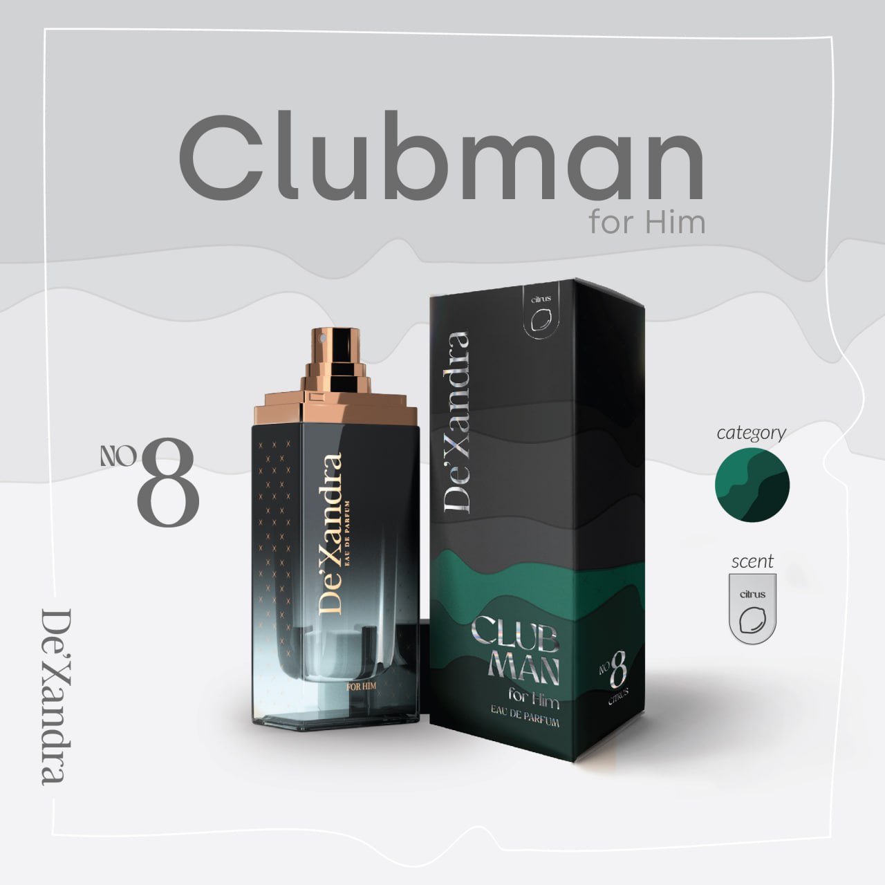 8) CLUBMAN BY DE’XANDRA 35ML