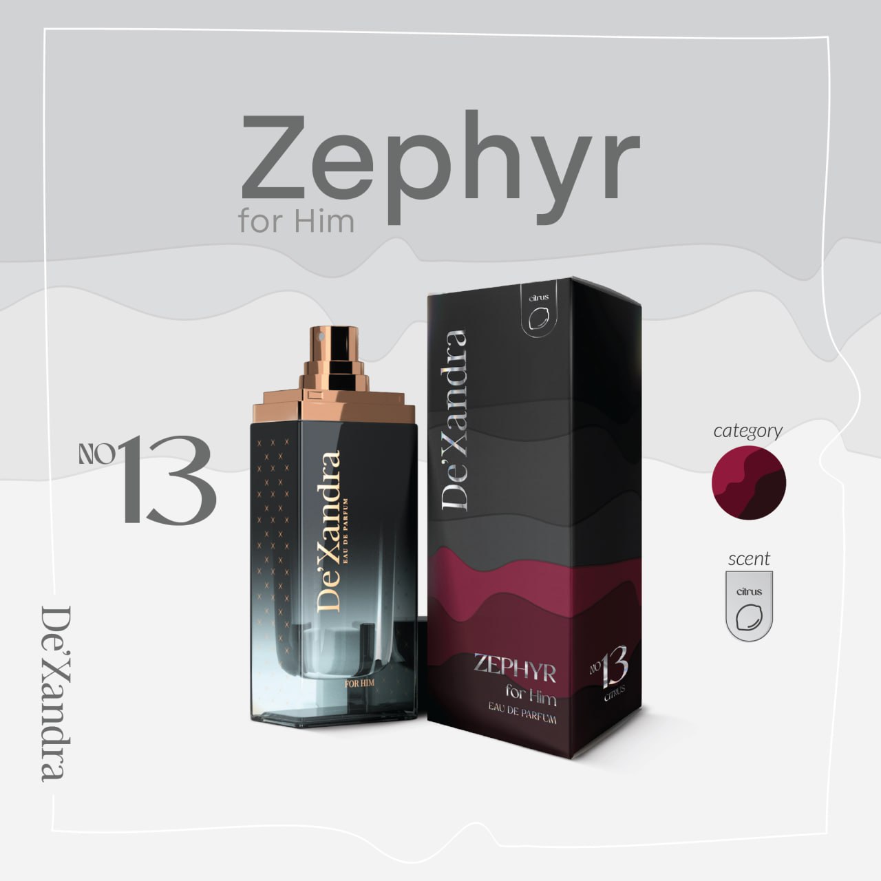 13) ZEPHYR BY DE’XANDRA 35ML