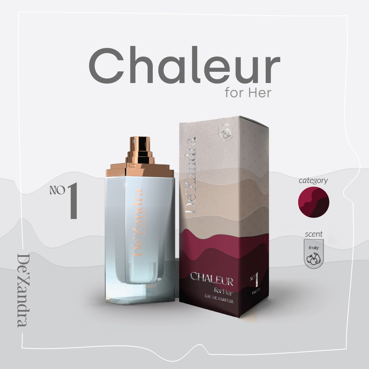 1) CHALEUR BY DE’XANDRA 35ML