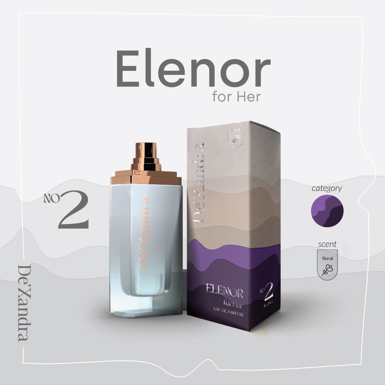 2) ELENOR BY DE’XANDRA 35ML