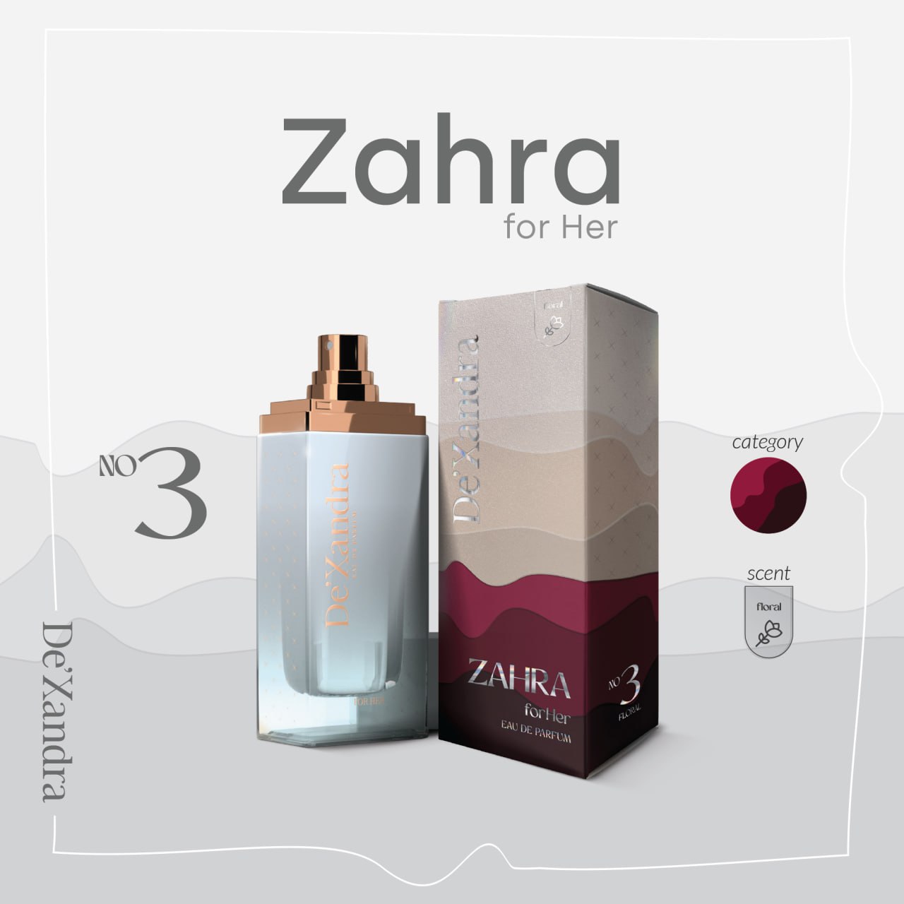 3) ZAHRA BY DE’XANDRA 35ML