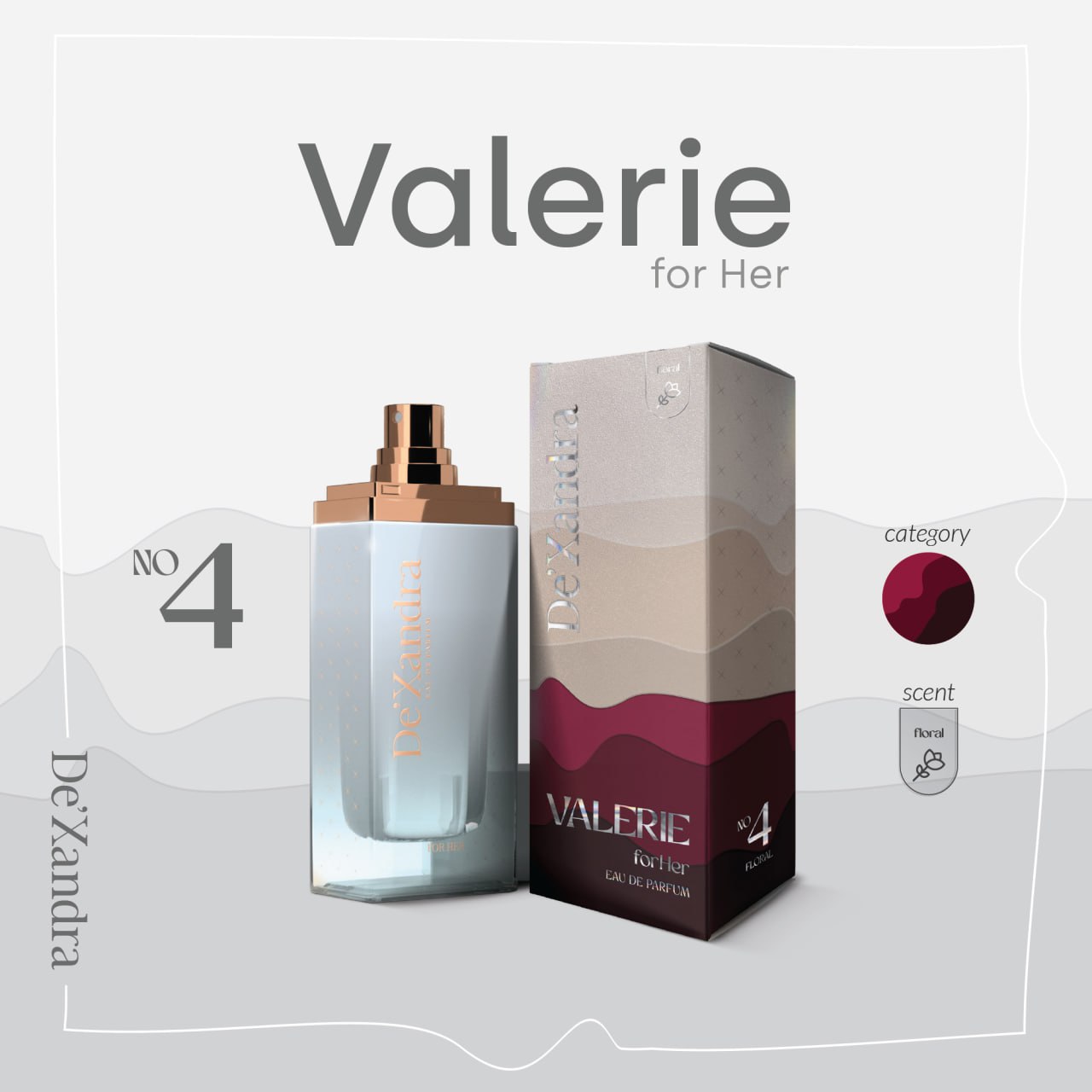 4) VALERIE BY DE’XANDRA 35ML