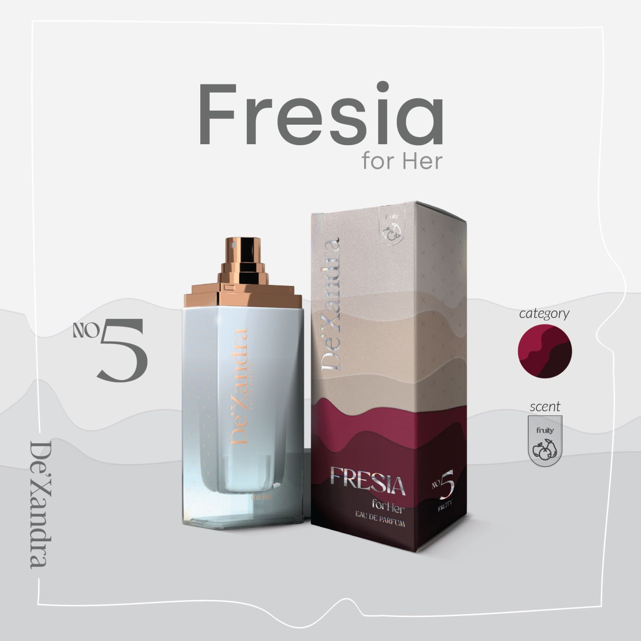 5) FRESIA BY DE’XANDRA 35ML