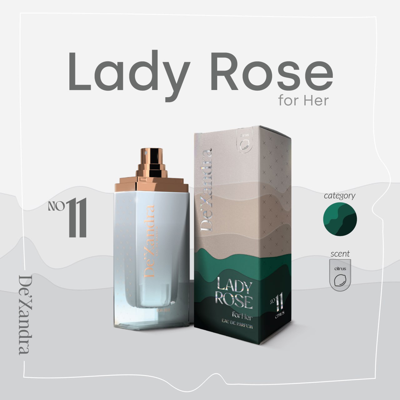 11) LADY ROSE BY DE’XANDRA 35ML