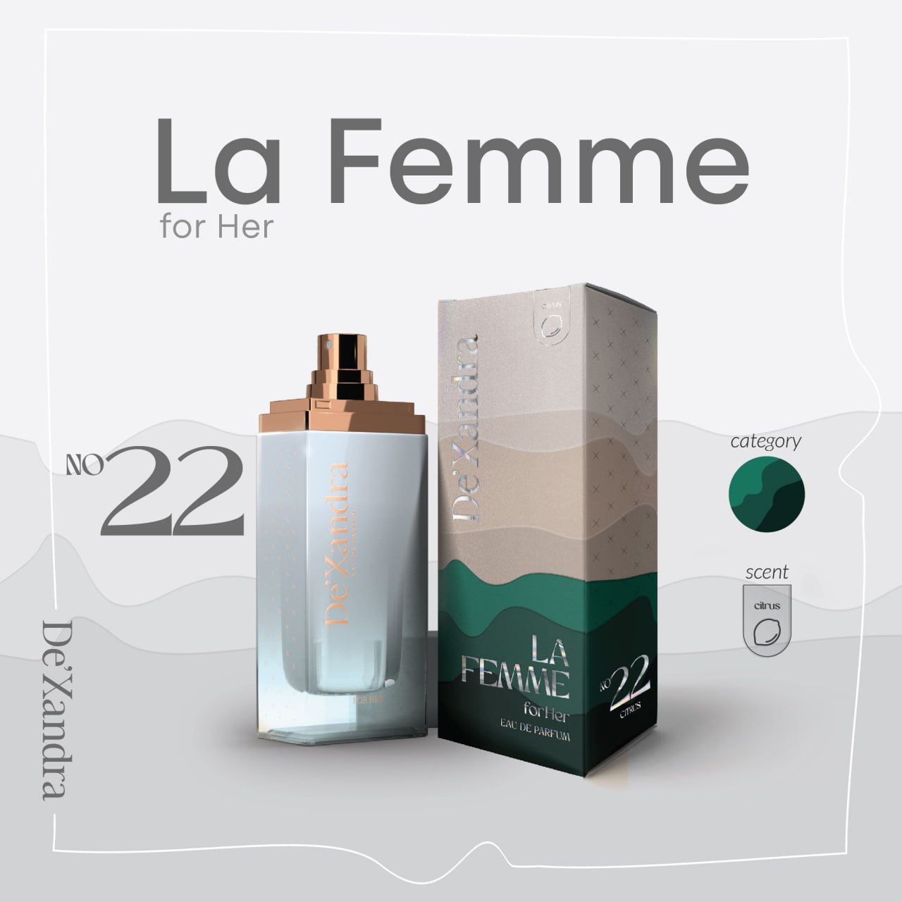 22) LA FEMME BY DE’XANDRA 35ML